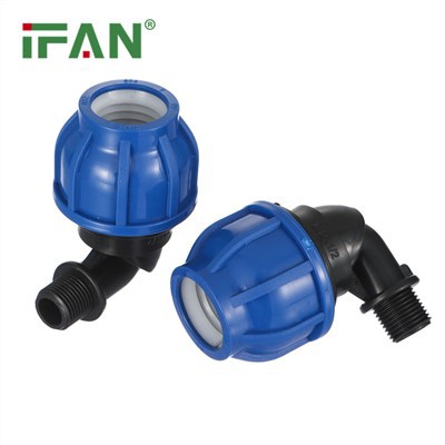 Kolanko z gwintem zewnętrznym HDPE