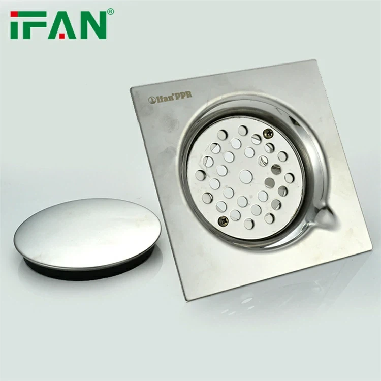 Modern Square Stainless Steel Floor Drain